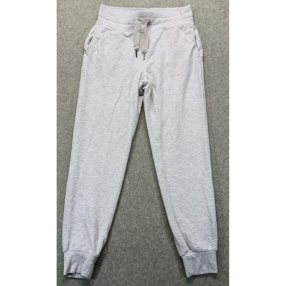 Athleta Womens Balance Jogger Pants Gray Regular Fit Athletic Performance S